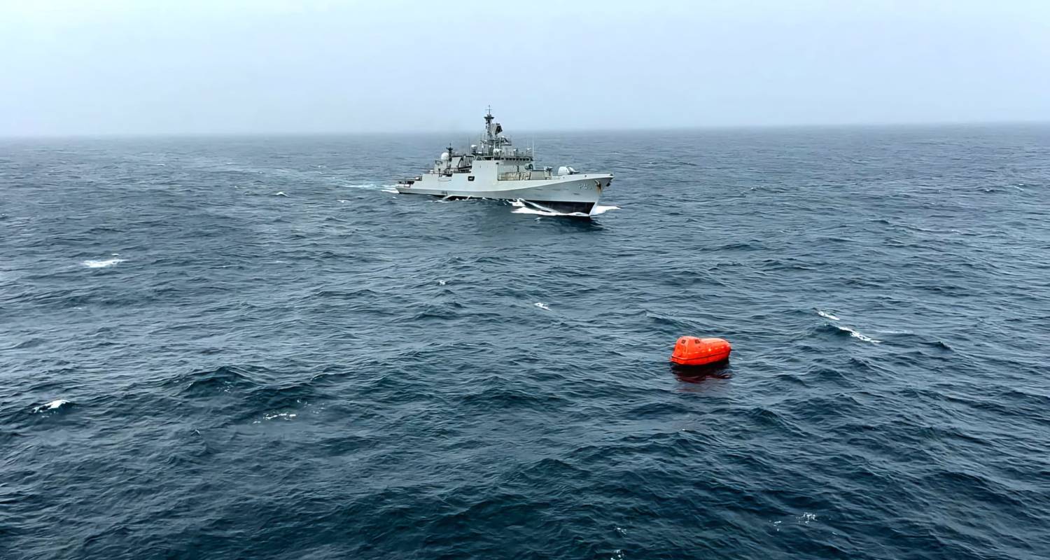 Indian Navy Rescues 8 Indians, 1 Sri Lankan From Overturned Tanker